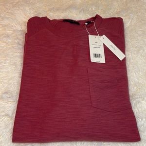 VINCE Long Sleeve Pocket Tee